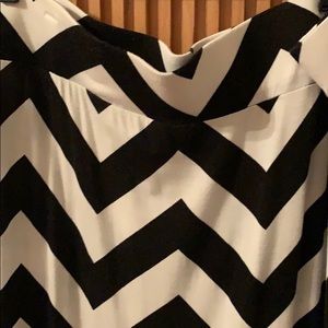 a.n.a Skirts - Black/white chevron skirt a.n.a Skirts - Black/white chevron skirt